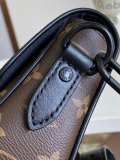 Louis Vuitton Mini Montsouris Flip up Postman Bag Crossbody Bag Size: 20x17x7CM