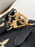 Louis Vuitton Fashion Logo Embossed Cowhide Bucket Bag Single Shoulder Crossbody Bag Size: 26x26x17.5CM