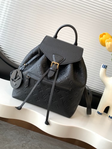 Louis Vuitton Classic Logo Embossed Drawstring Backpack Shoulder Bag Size: 27.5x33x14CM