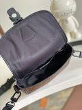Louis Vuitton Mini Montsouris Flip up Postman Bag Crossbody Bag Size: 20x17x7CM