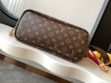 Louis Vuitton Fashion Neverfull Bandouli è re Inside Out Tote Bag Shopping Bag Size: 28x14x31CM
