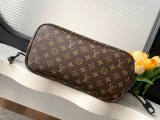 Louis Vuitton Fashion Neverfull Bandouli è re Inside Out Tote Bag Shopping Bag Size: 31x28x14CM