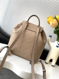 Louis Vuitton Classic Logo Embossed Drawstring Backpack Shoulder Bag Size: 27.5x33x14CM