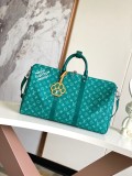 Louis Vuitton Fashion Keepall 50 Travel Bag Diagonal Cross Bag Size: 50x29x23CM