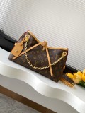 Louis Vuitton Classic Retro Logo Tote Bag Chain Strap Crossbody Bag Size: 26x17x10CM