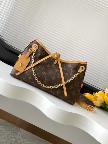 Louis Vuitton Classic Retro Logo Tote Bag Chain Strap Crossbody Bag Size: 26x17x10CM