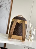 Louis Vuitton Outdoor Letter Printed Backpack Shoulder Bag Size: 44x19x31CM