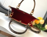 Louis Vuitton Classic Logo Printed Handbag Single Shoulder Crossbody Bag Size: 25x19x11.5CM