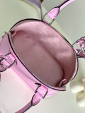 Louis Vuitton Fashion Alma BB Ripple Leather Shell Bag Handbag Crossbody Bag Size: 23.5x17.5x11.5CM