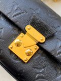 Louis Vuitton Classic Logo Printed Lock Bag Crossbody Bag Size: 12.5x6x21CM