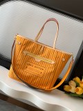 Louis Vuitton Fashion Neverfull Bandouli è re Inside Out Tote Bag Shopping Bag Size: 28x14x31CM