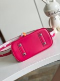 Louis Vuitton Fashion Alma BB Ripple Leather Shell Bag Handbag Crossbody Bag Size: 23.5x17.5x11.5CM