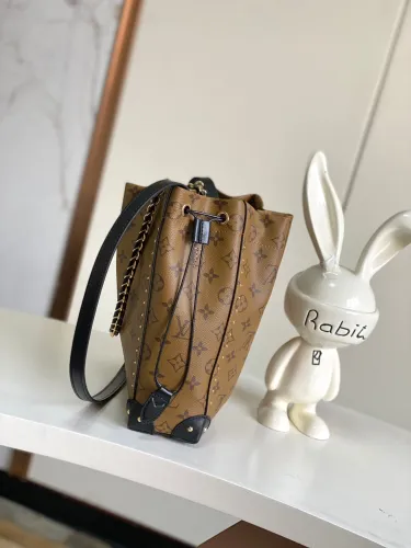 Louis Vuitton Trunk Drawstring Bucket Bag Handbag Crossbody Bag Size: 23x9x23CM