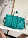Louis Vuitton Fashion Keepall 50 Travel Bag Diagonal Cross Bag Size: 50x29x23CM