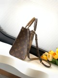 Louis Vuitton Classic Logo Printed Handbag Single Shoulder Crossbody Bag Size: 25x19x11.5CM