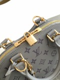 Louis Vuitton Alma BB Lock Shell Bag Single Shoulder Crossbody Bag Size: 23.5x17.5x11.5CM