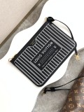 Louis Vuitton Fashion Neverfull Bandouli è re Inside Out Tote Bag Shopping Bag Size: 31x28x14CM