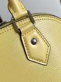 Louis Vuitton Fashion Alma BB Ripple Leather Shell Bag Handbag Crossbody Bag Size: 23.5x17.5x11.5CM