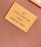 Louis Vuitton Simple Vagabond Hobo Bead Chain Leather Shoulder Cross Bag Size: 48x36x12CM