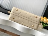 Louis Vuitton Classic Logo Embossed CarryAll Tote Bag Crossbody Bag Size: 29x24x12CM