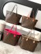 Louis Vuitton Fashion Neverfull Bandouli è re Inside Out Tote Bag Shopping Bag Size: 31x28x14CM