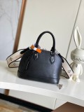 Louis Vuitton Fashion Alma BB Ripple Leather Shell Bag Handbag Crossbody Bag Size: 23.5x17.5x11.5CM