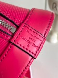 Louis Vuitton Fashion Alma BB Ripple Leather Shell Bag Handbag Crossbody Bag Size: 23.5x17.5x11.5CM