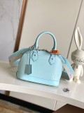 Louis Vuitton Fashion Alma BB Ripple Leather Shell Bag Handbag Crossbody Bag Size: 23.5x17.5x11.5CM
