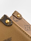 Louis Vuitton Classic Logo Printed Handbag Single Shoulder Crossbody Bag Size: 25x19x11.5CM