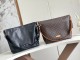 Louis Vuitton Simple Vagabond Hobo Bead Chain Leather Shoulder Cross Bag Size: 48x36x12CM