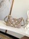Louis Vuitton Classic Boulogne Embossed Logo Bullhorn Underarm Bag Size: 16 x 9.5 x 29CM