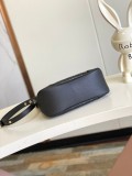 Louis Vuitton Classic Boulogne Embossed Logo Bullhorn Underarm Bag Size: 16 x 9.5 x 29CM