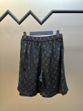 Louis Vuitton Fashion Ripple Jacquard Mulberry Silk Casual Shorts