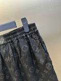 Louis Vuitton Fashion Ripple Jacquard Mulberry Silk Casual Shorts