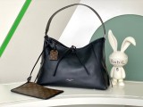 Louis Vuitton CarryAll Dark Sheepskin Shopping Bag Handheld Shoulder Bag