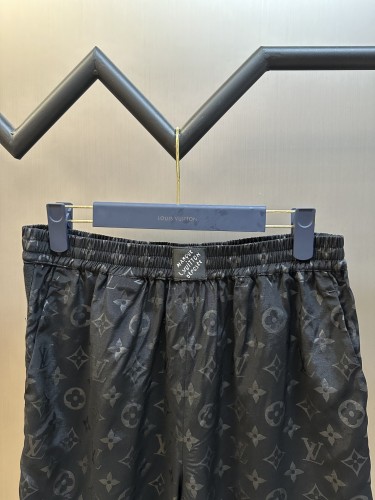 Louis Vuitton Fashion Ripple Jacquard Mulberry Silk Casual Shorts