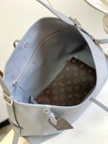 Louis Vuitton CarryAll Dark Sheepskin Shopping Bag Handheld Shoulder Bag