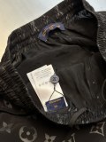 Louis Vuitton Fashion Ripple Jacquard Mulberry Silk Casual Shorts