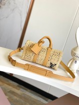 Louis Vuitton Keepall Bandouliere 25 letter Lafite Grass Splice Monkey Handbag Shoulder Bag Size: 25 × 15 × 11CM Louis Vuitton Keepall Bandouliere 25 letter Lafite Grass Splice Monkey Handbag Shoulder Bag Size: 25 × 15 × 11CM