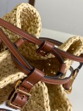 Louis Vuitton Noe Purse Straw Drawstring Bucket Bag Crossbody Bag Size: 11.5x12x11.5CM