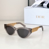 Dior New Fashion Hollow Temple Sunglasses Size: 55-18-145