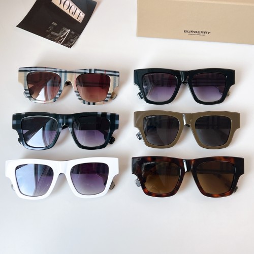 Burberry New Fashion Plaid Sunglasses Size: 51-20-145