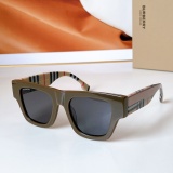 Burberry New Fashion Plaid Sunglasses Size: 51-20-145