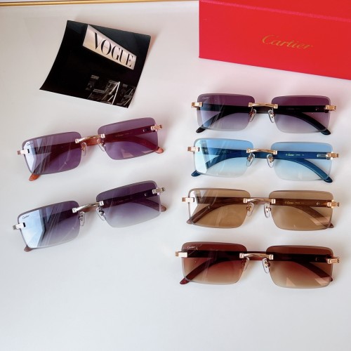 Cartier New Fashion Square Sunglasses Size: 55-19-130
