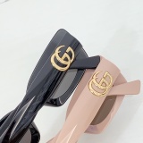 Gucci New Fashion Cat Eye Sunglasses Size: 49-22-145