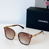 Chanel New Fashion Letter Weaving Leg Sunglasses Size: 63-15-145