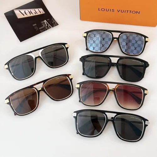 Louis Vuitton New Fashion Large Frame Sunglasses Size: 54-19-145