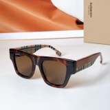 Burberry New Fashion Plaid Sunglasses Size: 51-20-145
