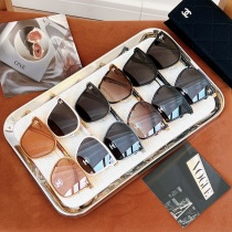 Chanel New Fashion Letter Weaving Leg Sunglasses Size: 63-15-145