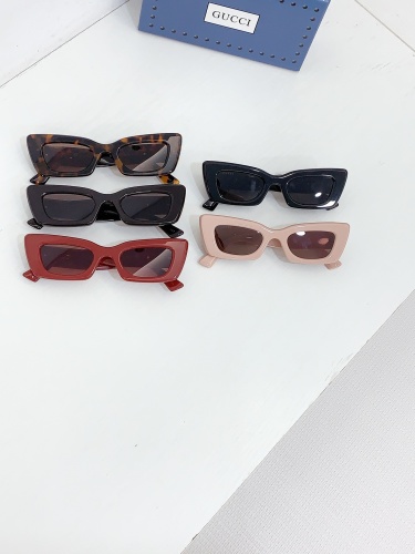 Gucci New Fashion Cat Eye Sunglasses Size: 49-22-145